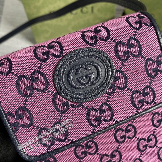 Gucci新款包包 古馳GG Multicolor系列小挎包 經典GG鑽石菱格紋圖案 Gucci新款手機包 657582  ydg3278